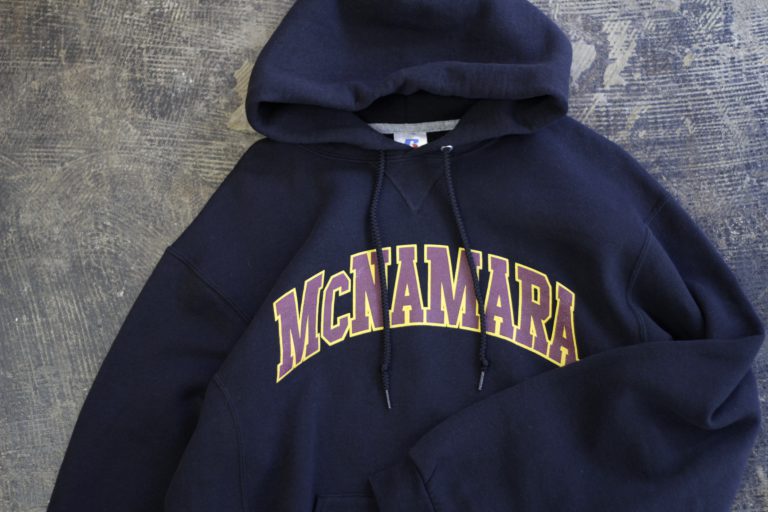 Russell Athletic Sweat Hoodie Front-V “McNAMARA”