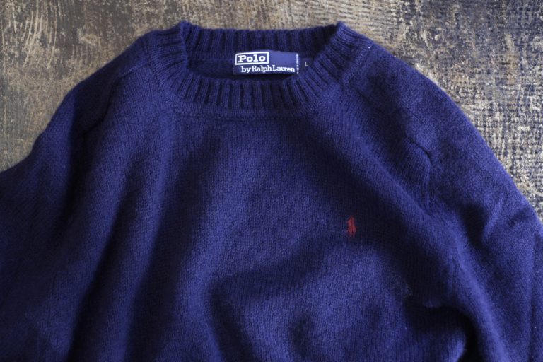 POLO by Ralph Lauren 90’s Embroidery Logo Wool Sweater