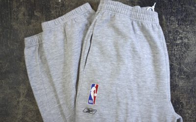 Reebok × NBA Embroidary Logo Sweat Pants