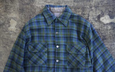 Vintage Open Collar Wool Shirts