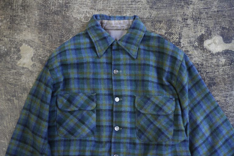 Vintage Open Collar Wool Shirts