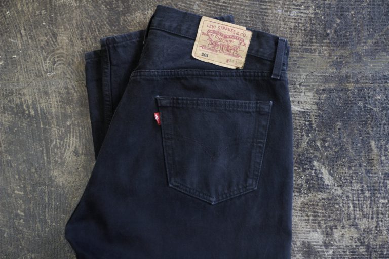 EURO Levi’s 501 Black Denim