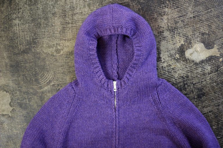 MAX&Co. tricot Zip Up Knit Hoodie “Made in ITALY”