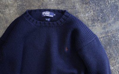 POLO by Ralph Lauren 90’s Embroidery Logo Wool Sweater