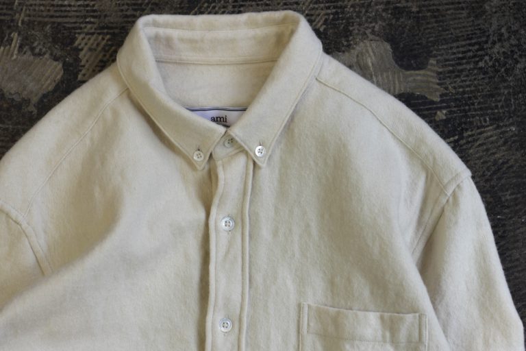 AMI Alexandre Mattiussi Wool Mix Shirt