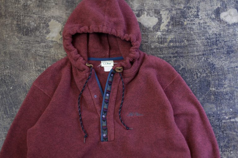 L.L.Bean 80’s Fleece Pullover Hoodie