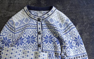 L.L.Bean Nordic Cotton Knit Cardigan