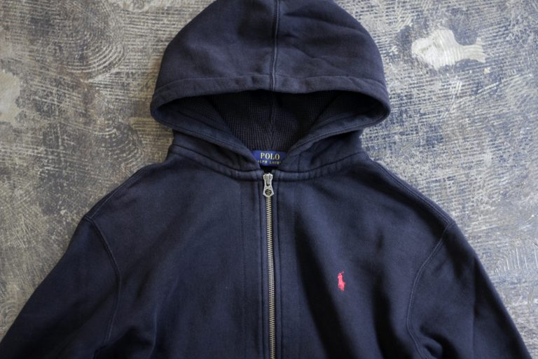 POLO Ralph Lauren Embroidery Logo Zip Up Sweat Hoodie