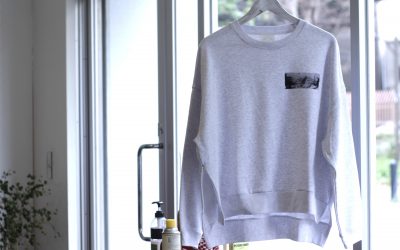 by mo 2023ss Delivery Item “Side Zip Chisō Sweat”