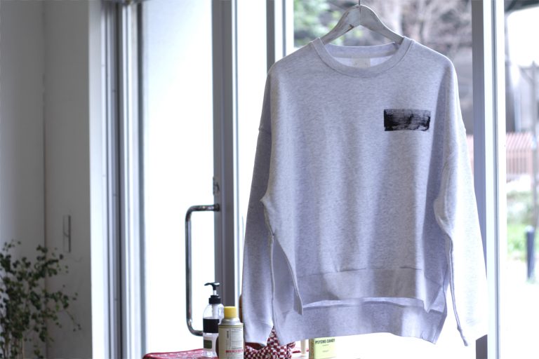 by mo 2023ss Delivery Item “Side Zip Chisō Sweat”