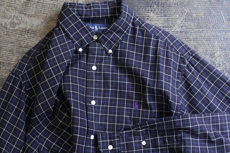 POLO by Ralph Lauren 90’s Embroidery Logo Check Shirt