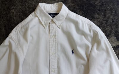 POLO by Ralph Lauren 90’s Embroidery Logo Cotton Shirts “BLAIRE”