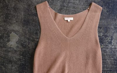 DEMYLEE Cotton Knit Rib Tops