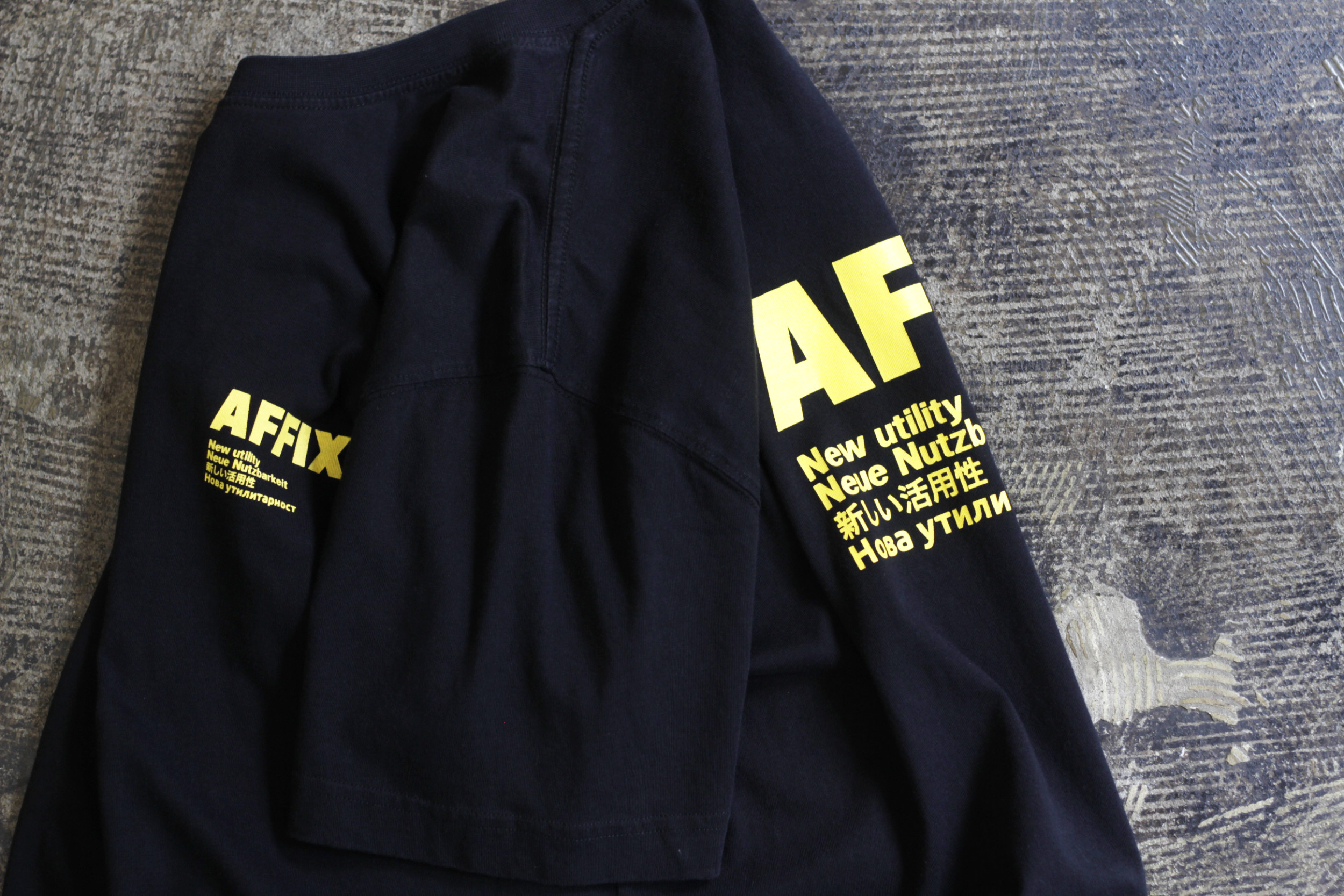 AFFIX WORKS New Utility T-Shirts | NICE des Clothing - blog -