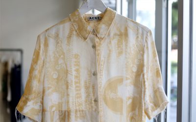 ACNE Short Sleeve Print Shirt