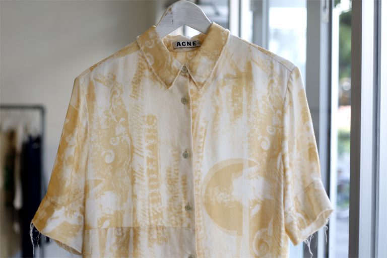 ACNE Short Sleeve Print Shirt