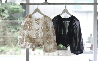 by mo “Cecil” Open Back Short Tops