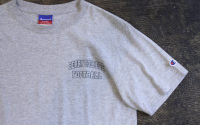 Champion Old College Print T-Shirt “BERRY COLLEGE FOOTBALL”