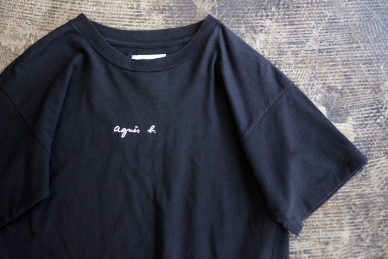 agnes b. Vintage 90’s Logo T-Shirt Made in FRANCE