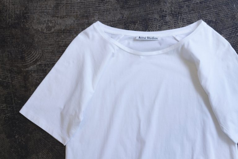Acne Studios White Cotton T-Shirts