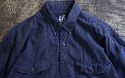 OLD GAP 90’s B.D. Work Check Shirt