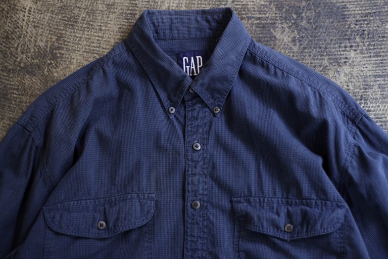 OLD GAP 90’s B.D. Work Check Shirt