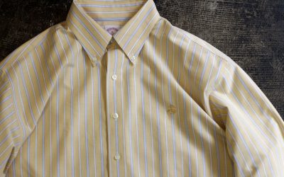 Brooks Brothers Embroidery Logo Supima Cotton Stripe Shirt
