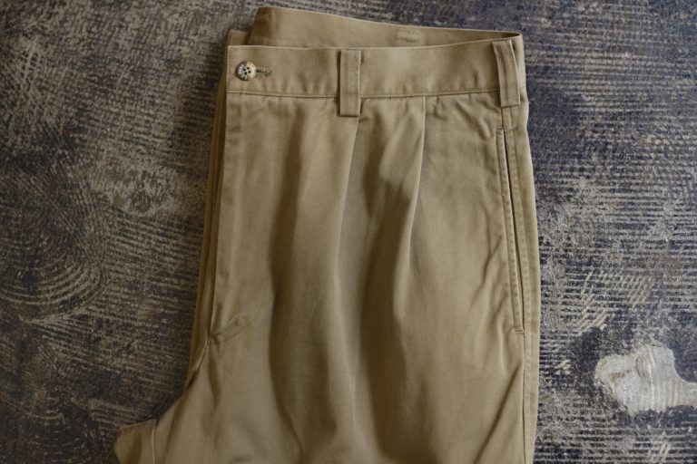 L.L. Bean Two Tuck Cotton Chino