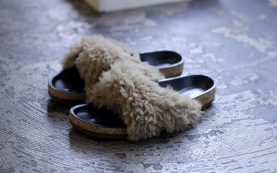 Chloé Flat Fur Shoes