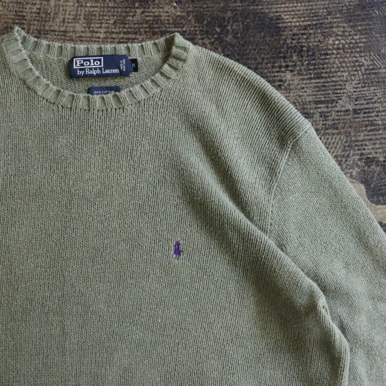 POLO by Ralph Lauren 90’s Embroidery Logo Cotton Knit