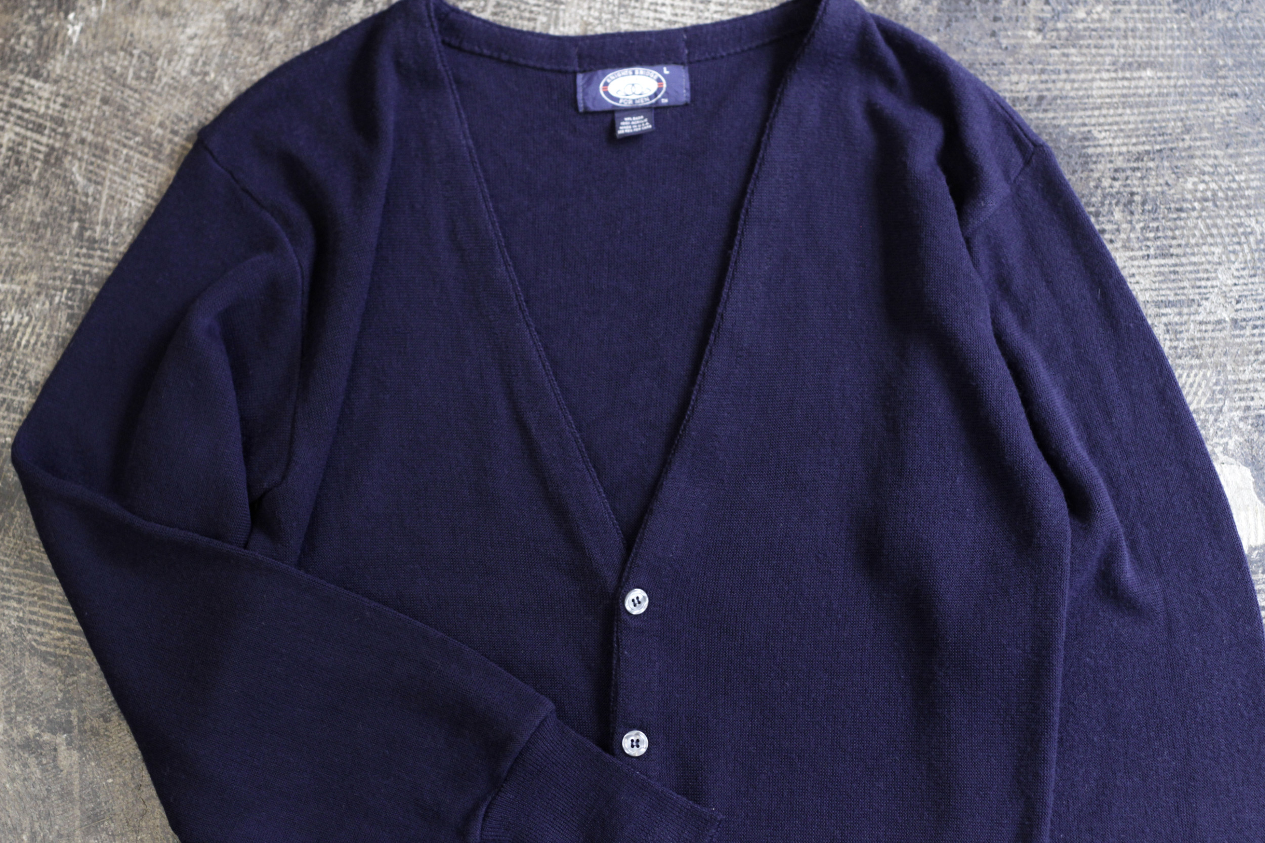 Vintage Acrylic Knit Cardigan Made in U.S.A. | NICE des