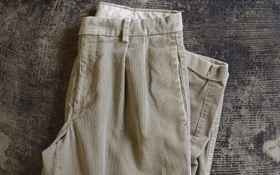 DOCKERS RECORD Old Two Tuck Corduroy Pants