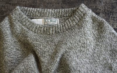L.L.Bean 80’s Wool Sweater Made in U.S.A.