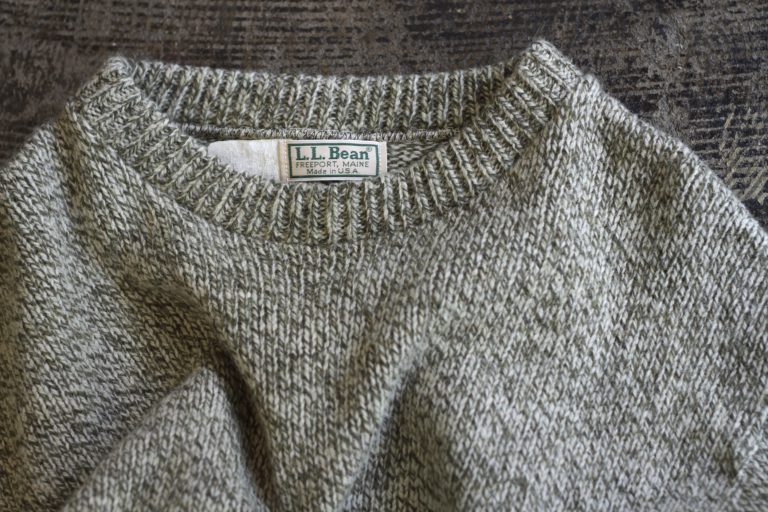 L.L. Bean 80’s Wool Sweater Made in U.S.A.