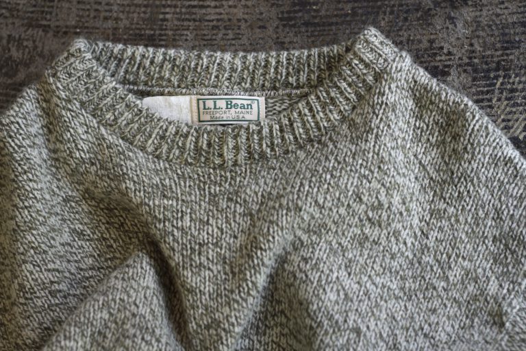 L.L.Bean 80’s Wool Sweater Made in U.S.A.