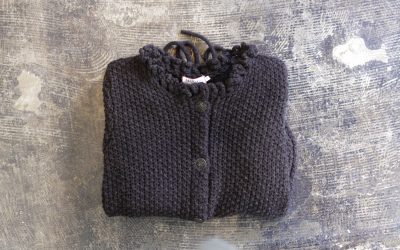MAX & CO. Lame Knit Cardigan