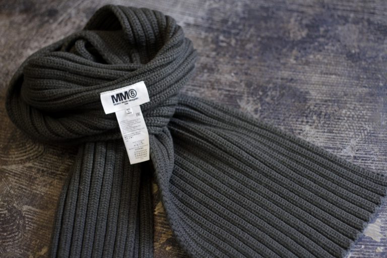 MM⑥ Maison Martin Margiela Rib Knit Stole