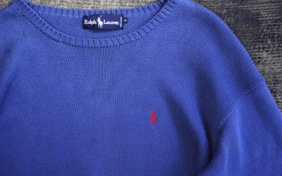 POLO by Ralph Lauren 90’s Embroidery Logo Cotton Knit