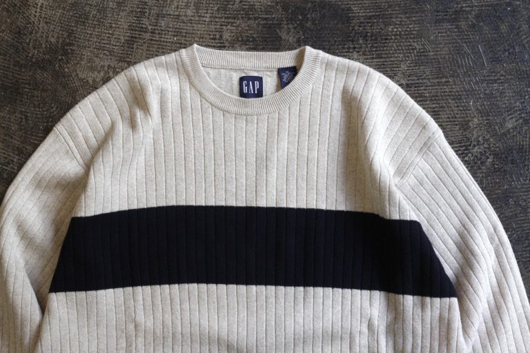 OLD GAP 90’s Line Cotton Knit