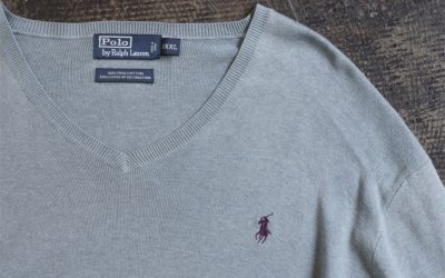 POLO by Ralph Lauren Pima Cotton V-Neck Knit