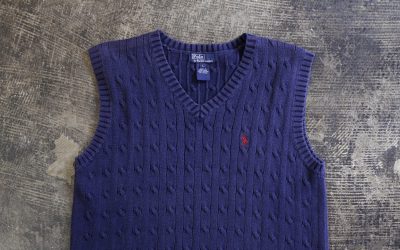 POLO by Ralph Lauren 90’s Cable Cotton Knit Vest