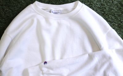 Champion No Eyes Blank White Sweat