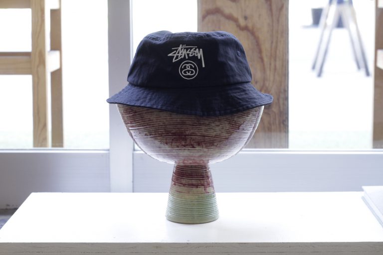 STUSSY Embroidery Logo Bucket Hat