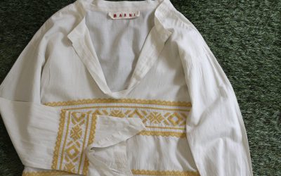 MARNI Embroidery Tunic Blouse