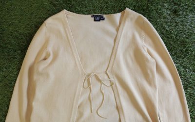 OLD GAP 90’s Compact Tie Cotton Cardigan