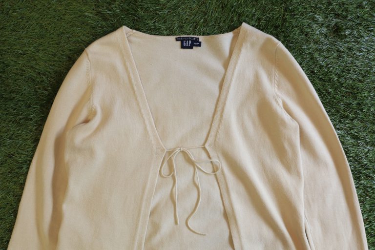 OLD GAP 90’s Compact Tie Cotton Cardigan