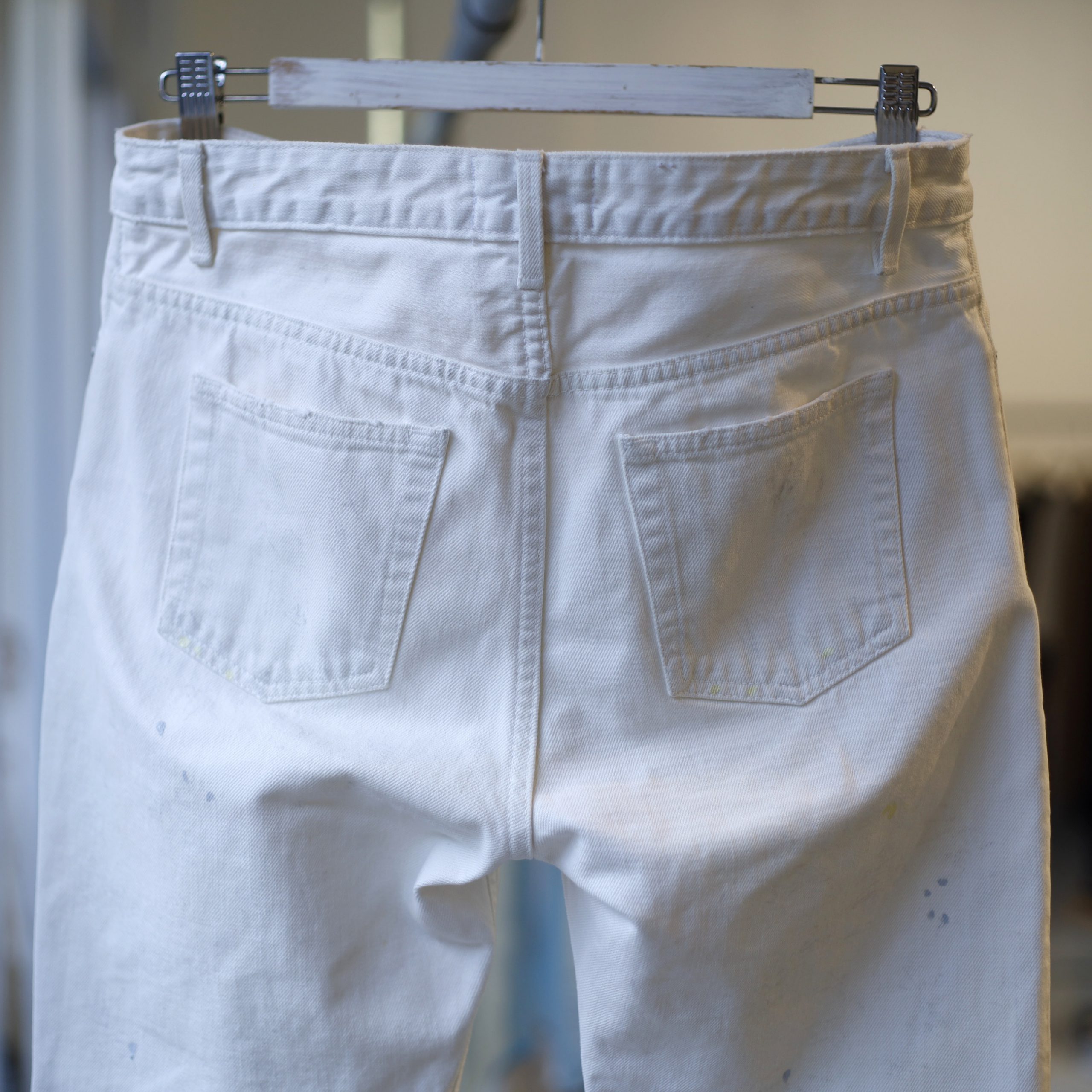 ACNE STUDIOS Painted White Denim | NICE des Clothing - blog -