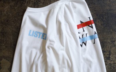KNOW WAVE L/S LISTEN T-SHIRTS