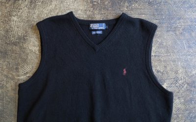 POLO by Ralph Lauren 90s Embroidery Pony Knit Vest