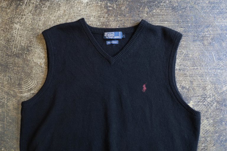 POLO by Ralph Lauren 90s Embroidery Pony Knit Vest